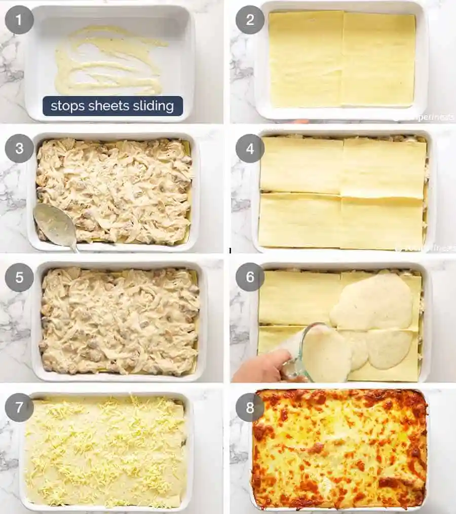 How-to-make-White-Chicken-Lasagna