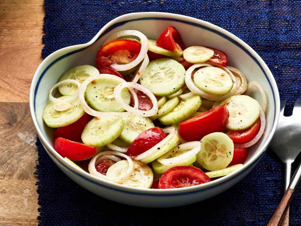 Tomato Salad with Sugar-Free Dressing