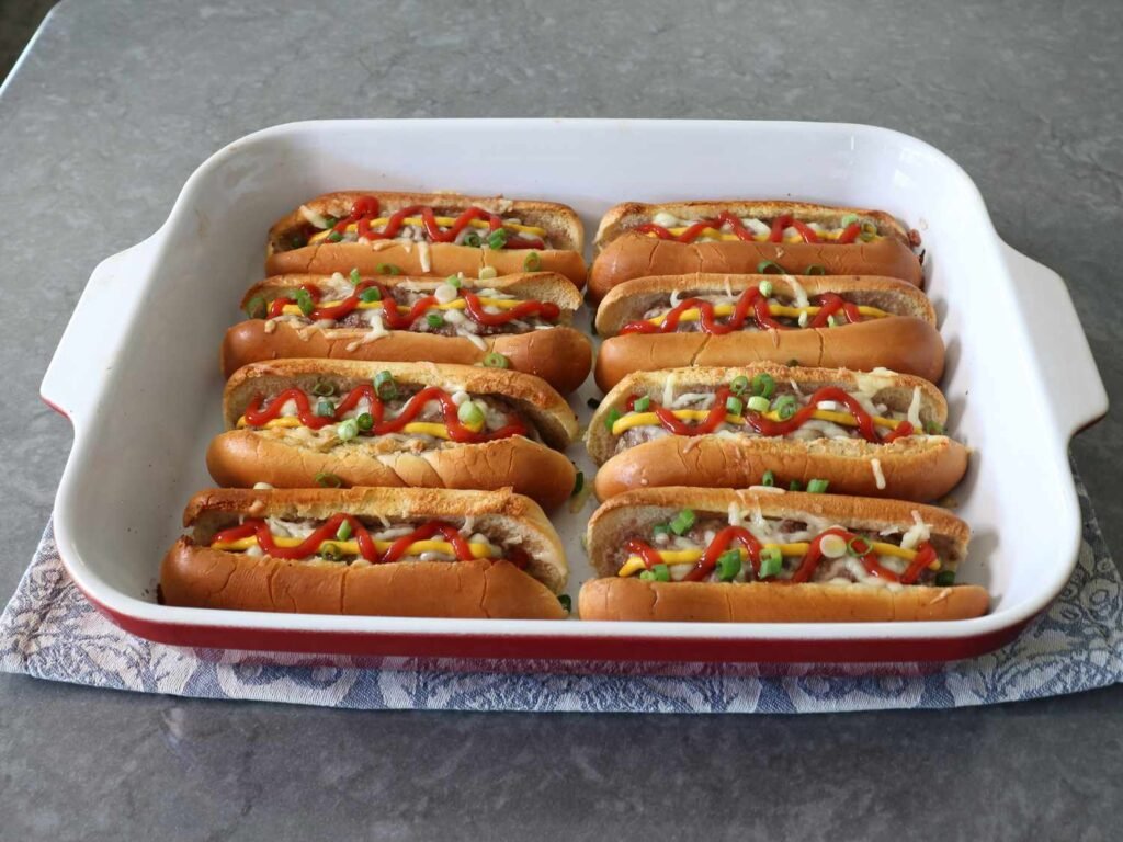 Baked Burger Dogs