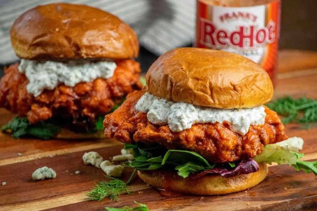 Crispy Buffalo Chicken Sandwiches