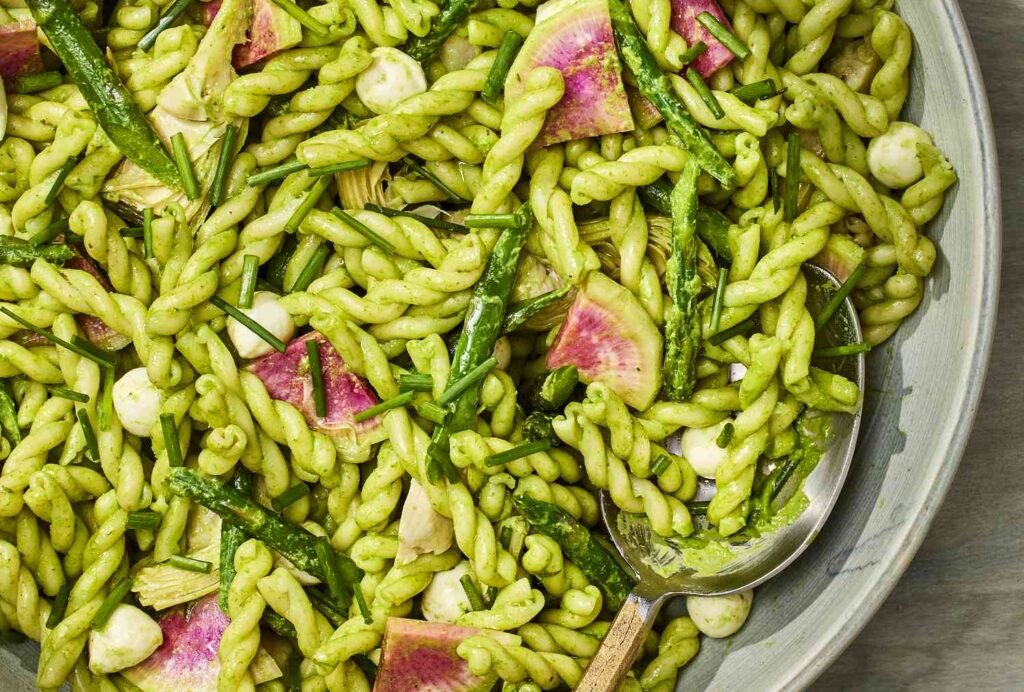 The Green Goddess Pasta Salad