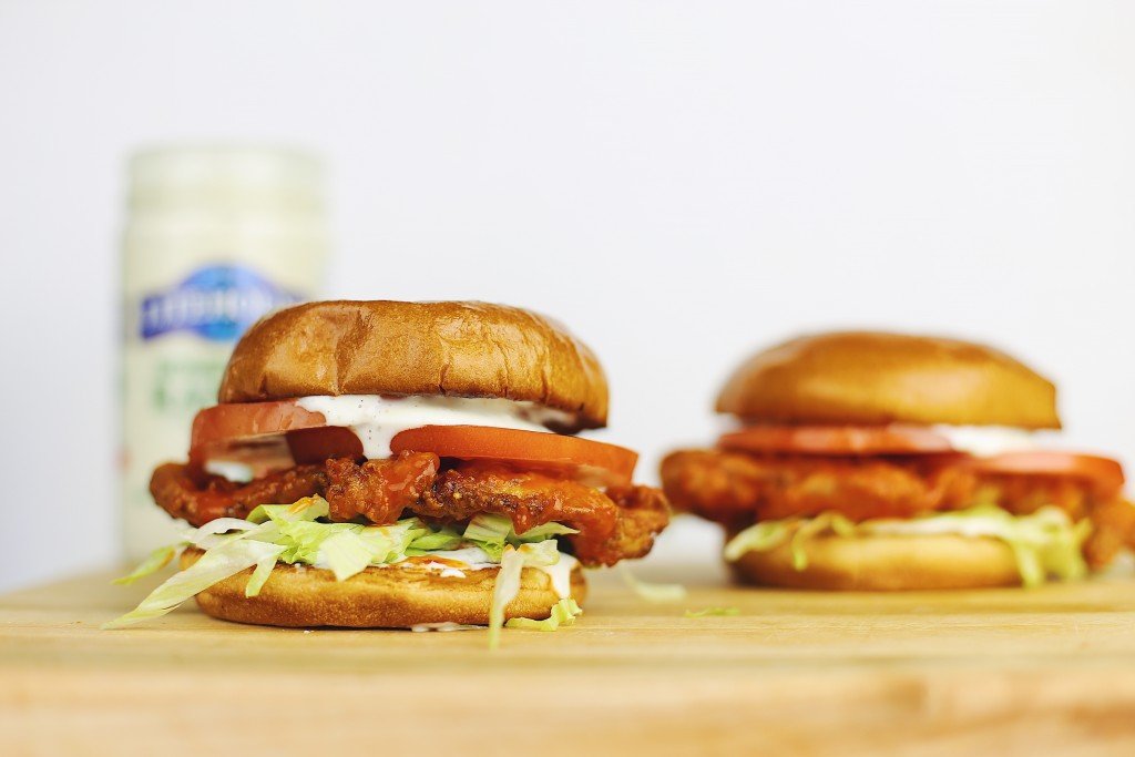 Crispy Buffalo Chicken Sandwiches