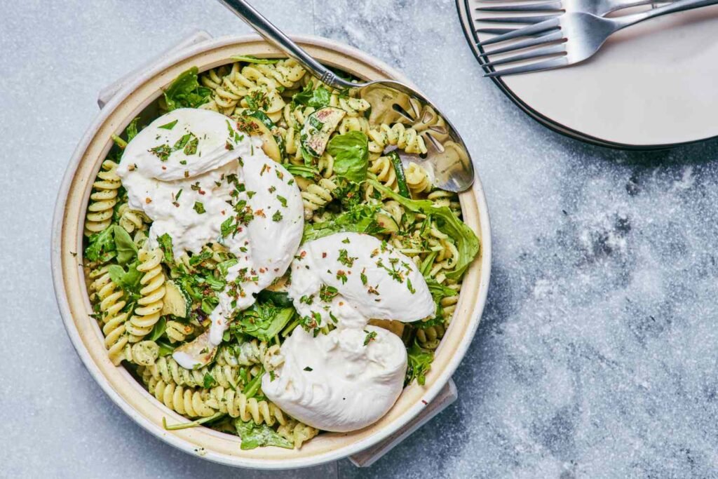 The Green Goddess Pasta Salad