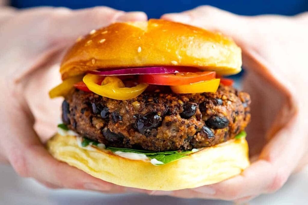 Homemade Black Bean Burger