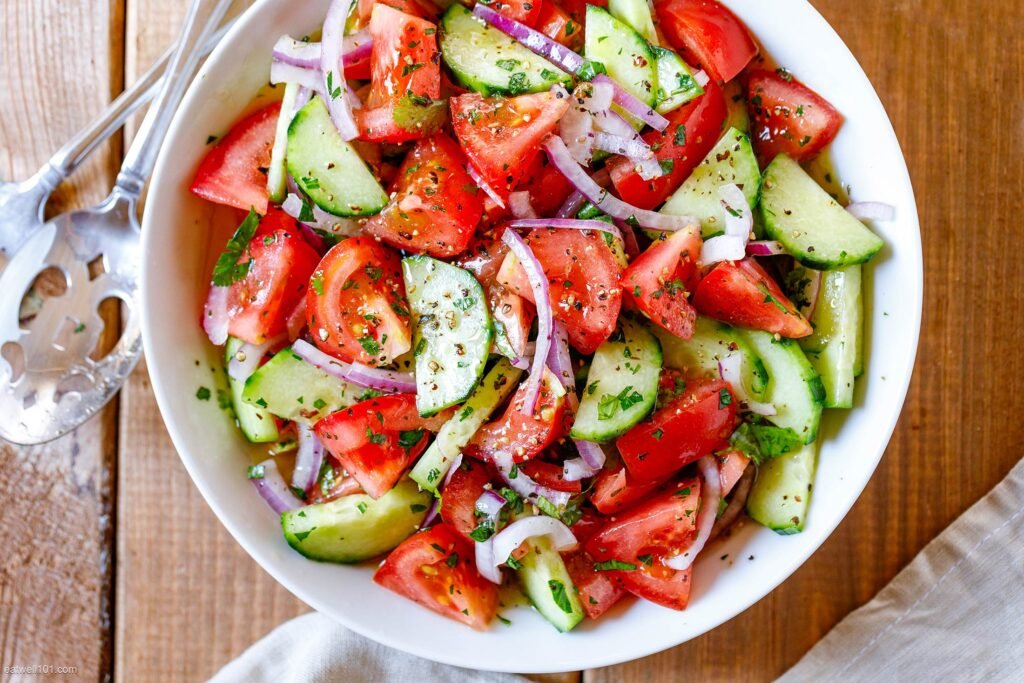 Tomato Salad with Sugar-Free Dressing