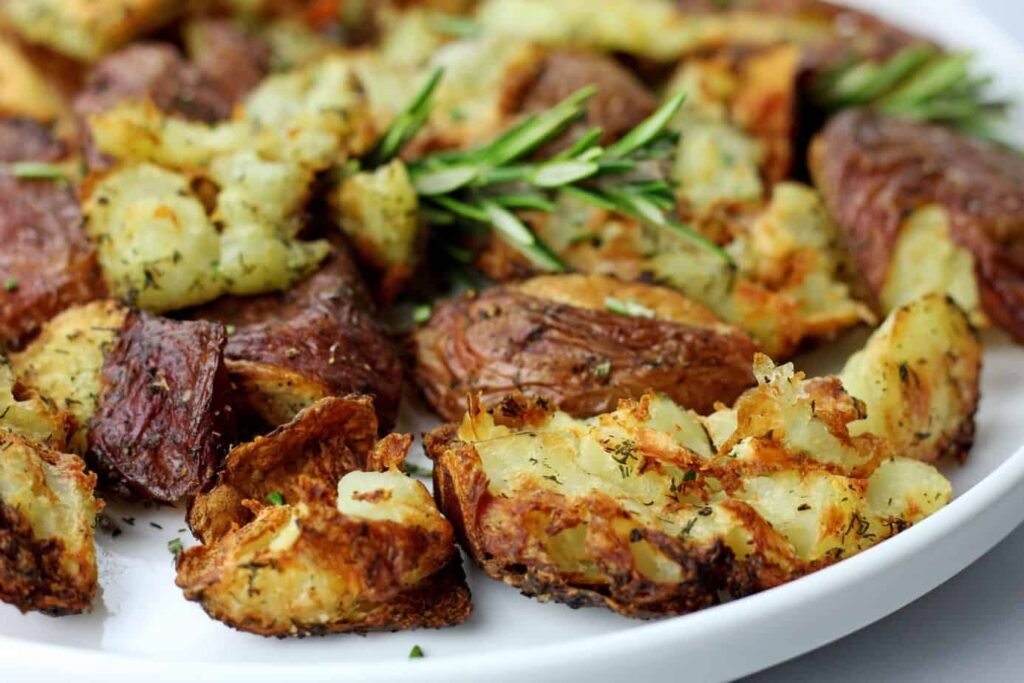 Air Fryer Smashed Potatoes Recipe