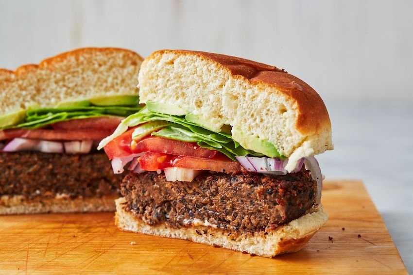 Homemade Black Bean Burger