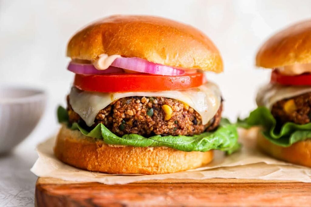 Homemade Black Bean Burger