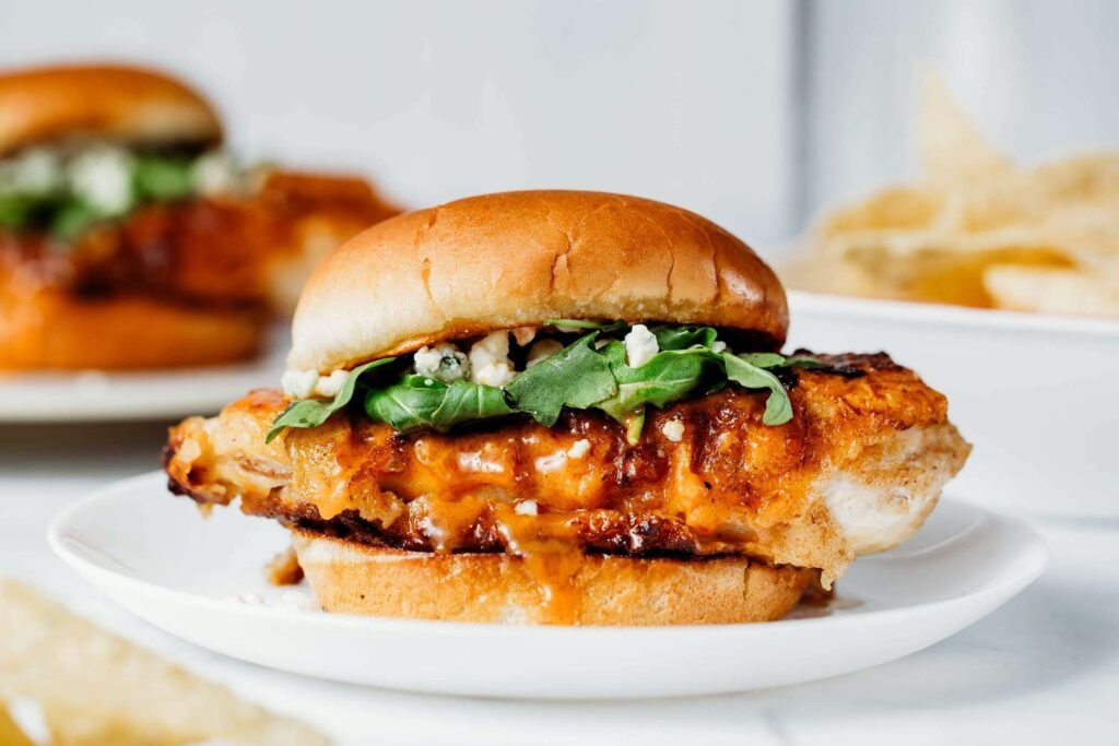 Crispy Buffalo Chicken Sandwiches