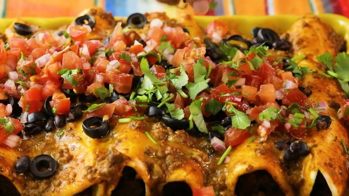 Absolutely Amazing Beef Enchiladas