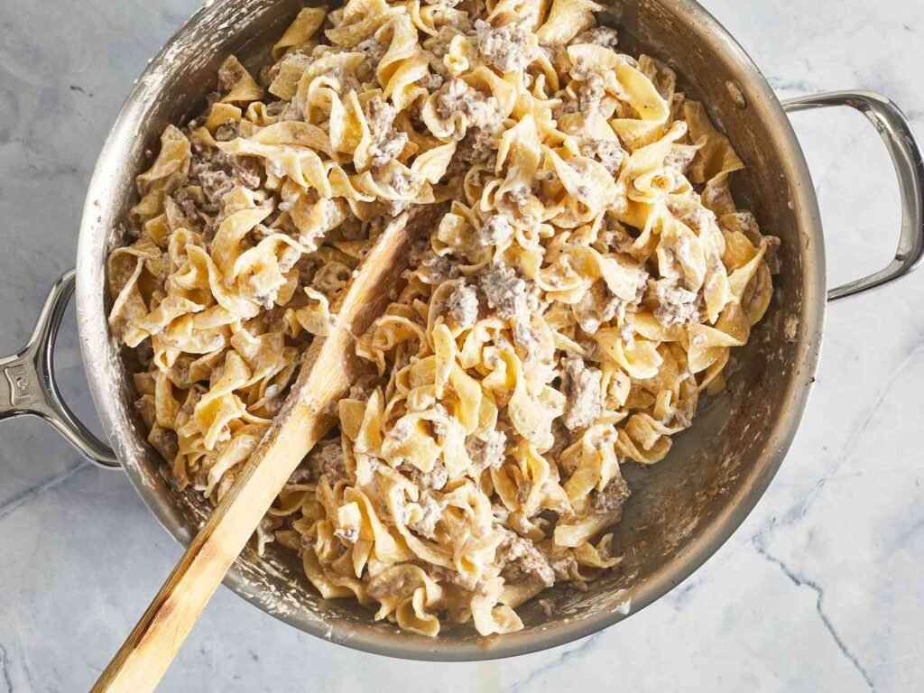 Simple Beef Stroganoff