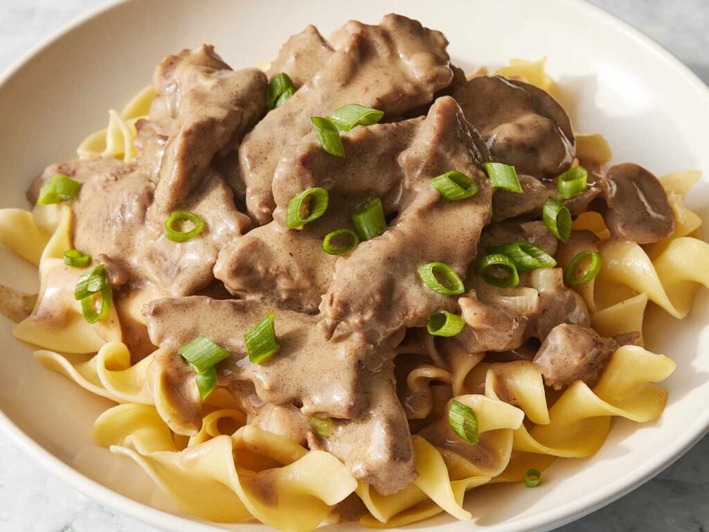 Simple Beef Stroganoff