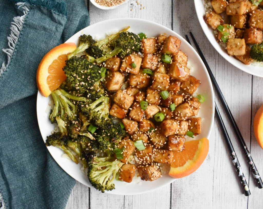 Sheet Pan Black Pepper Tofu and Broccoli