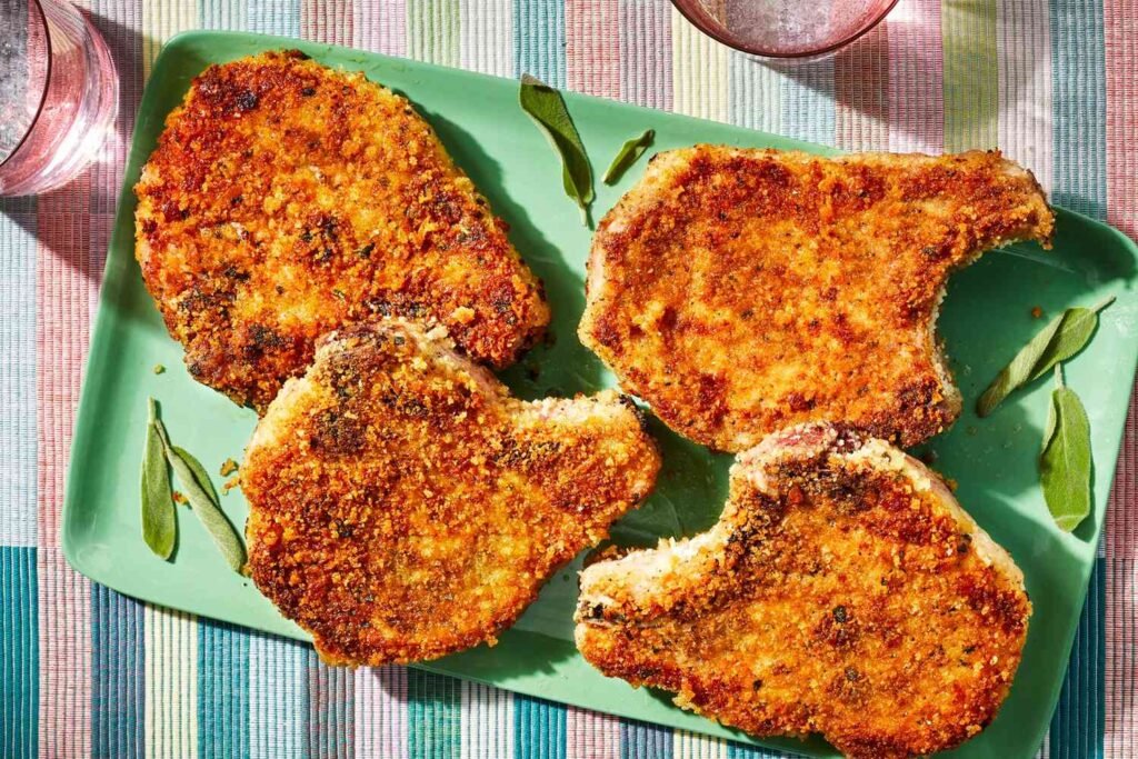 Crispy, Tender Oven-Fried Pork Chops