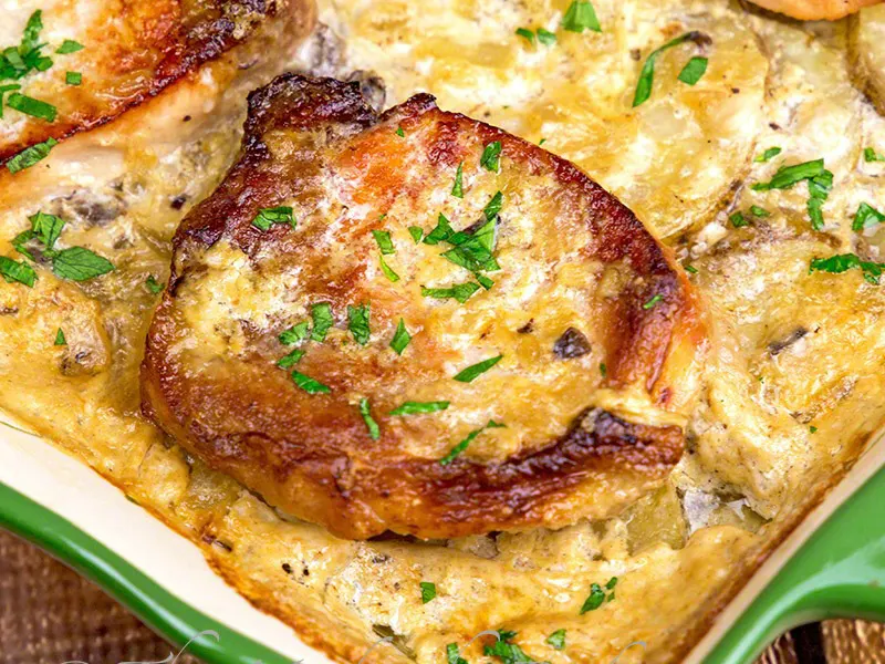 Pork Chop and Potato Casserole